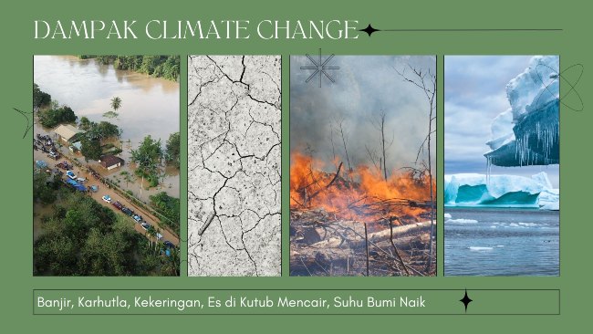 dampak perubahan iklim terhadap lingkungan
