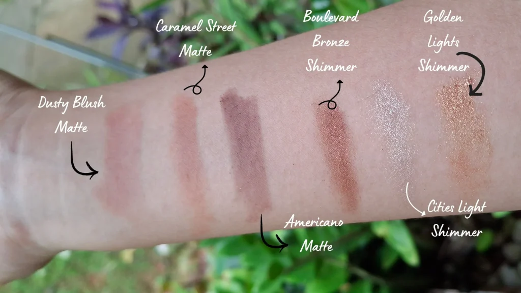shade Implora Urban Eyeshadow Palette Afeterglow