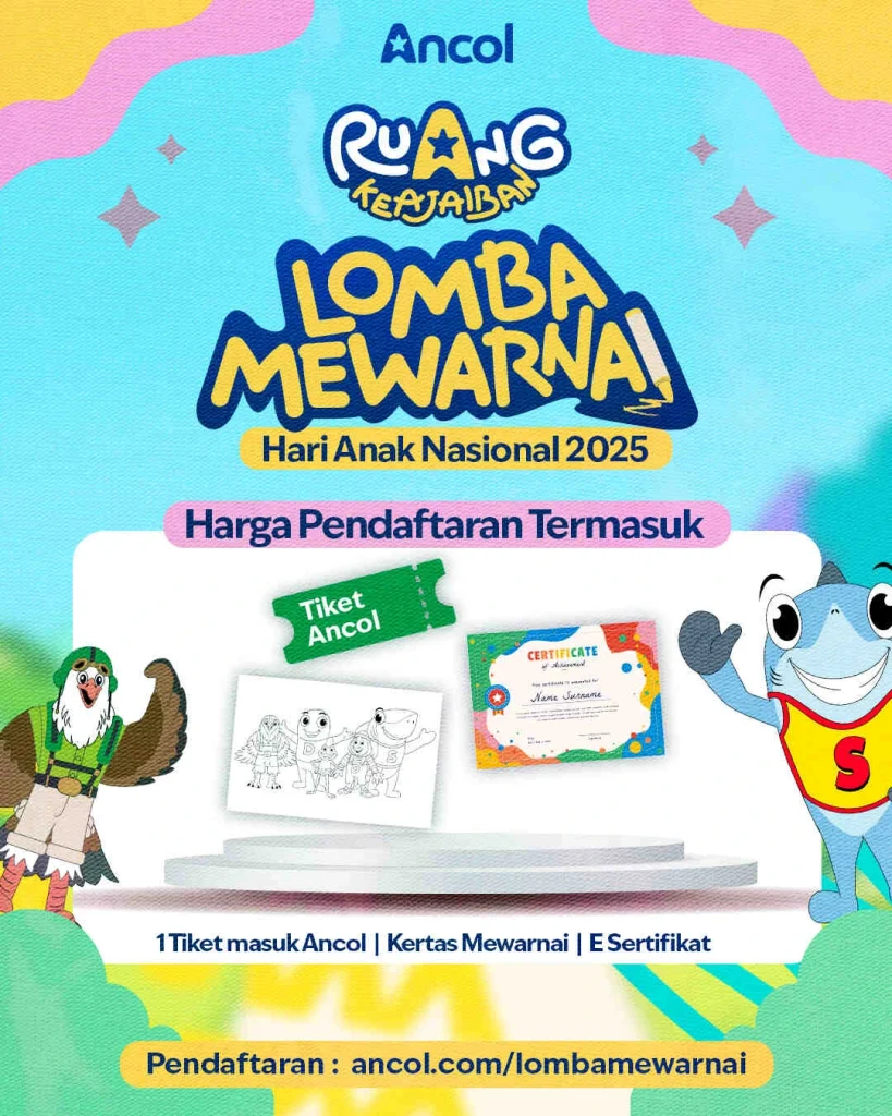 keuntungan daftar lomba mewarnai ancol 2025