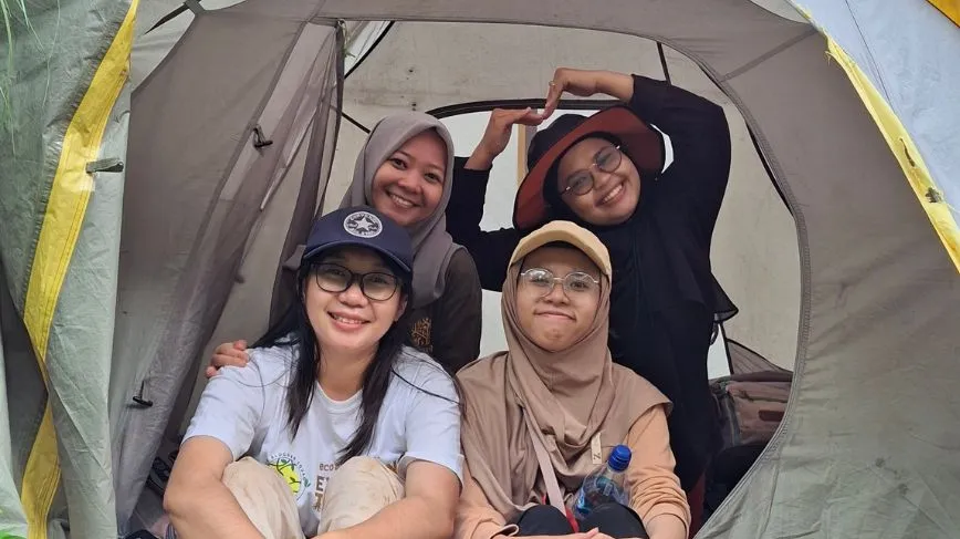 camping konservasi pohon langka di gunung tilu Kuningan