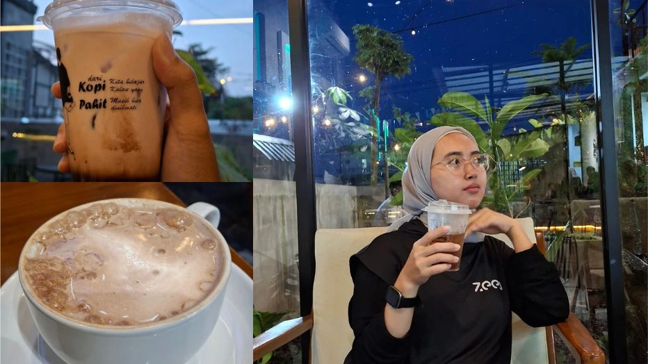 Beragam pilihan menu kopi dan makanan