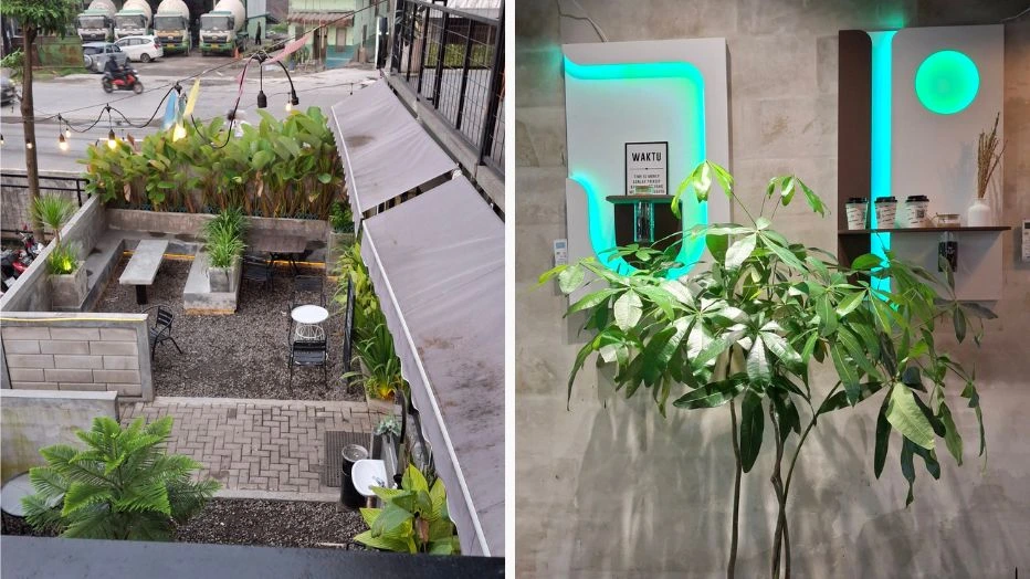 Suasana Cafe Tentang Kopi SPaece CIkarang