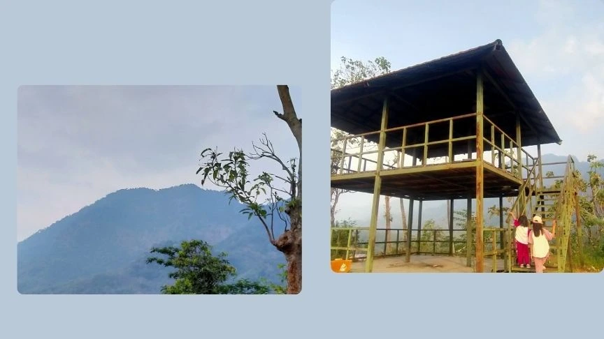 view saung elus pasir gora cibeureum Kuningan Jawa Barat