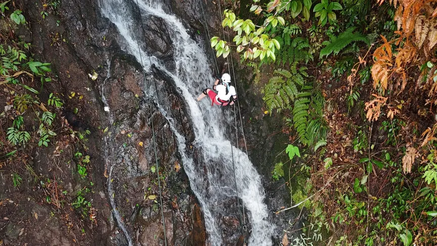 canyoning 90 meter curug pasker