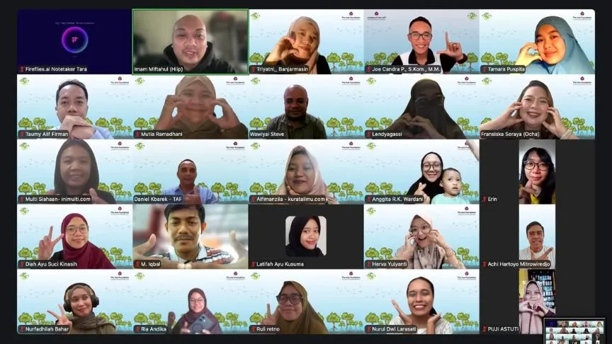 eco blogger squad dengan TAF Raja Ampat