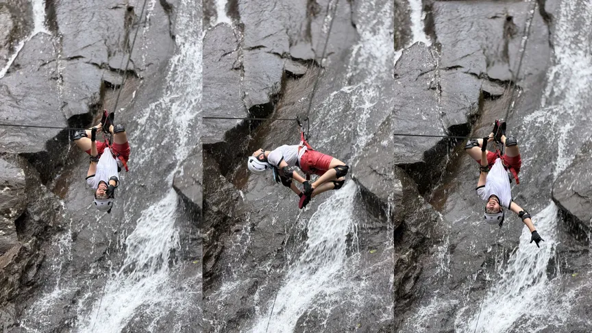 rekomendasi gaya pose canyoning