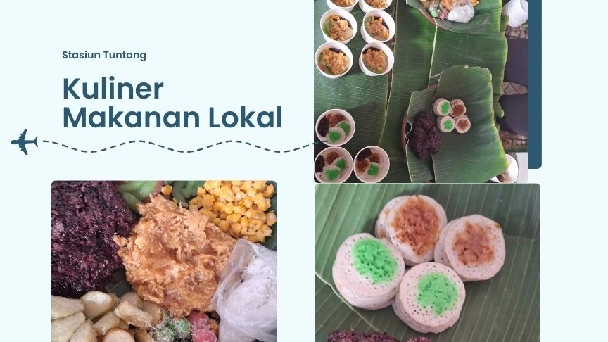 kuliner makanan lokal di stasiun tuntang